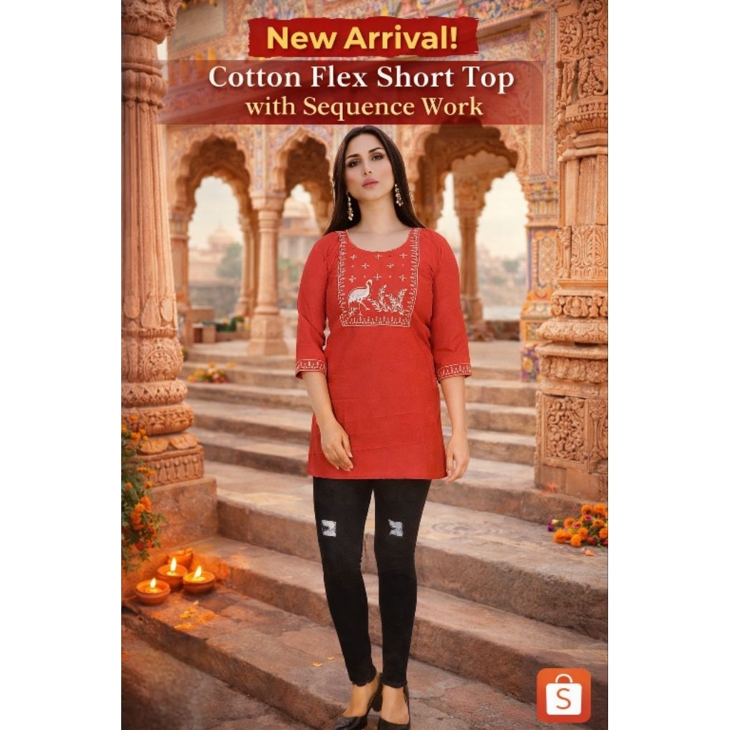 ORI INDIA Baju India Ethnic Anaya - Lyanz Fashion (LF)- Size XL, Nyaman & Anggun, baju atasan, atasa