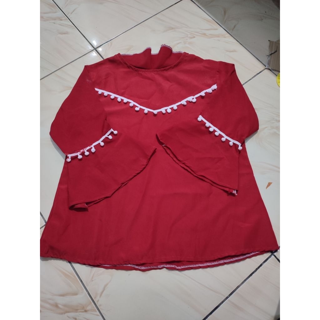 baju wanita merah
