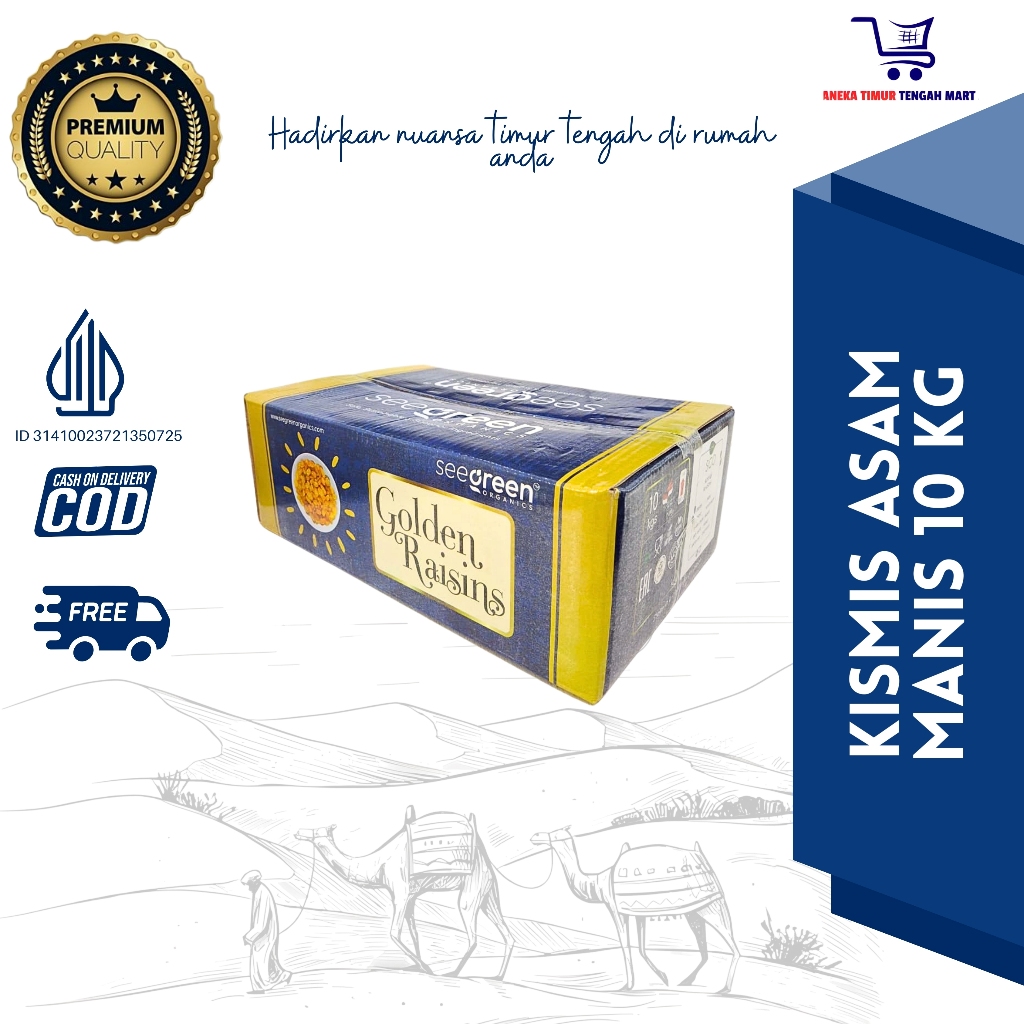 Kismis Asam Manis 10KG Golden Raisins