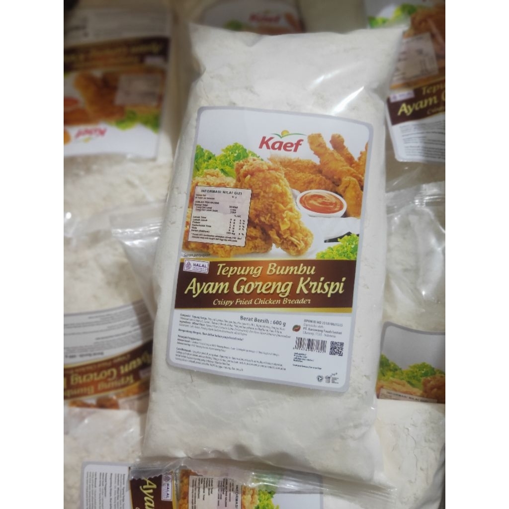 Tepung bumbu Serbaguna KAEF/Tepung bumbu Ayam goreng/600 gram