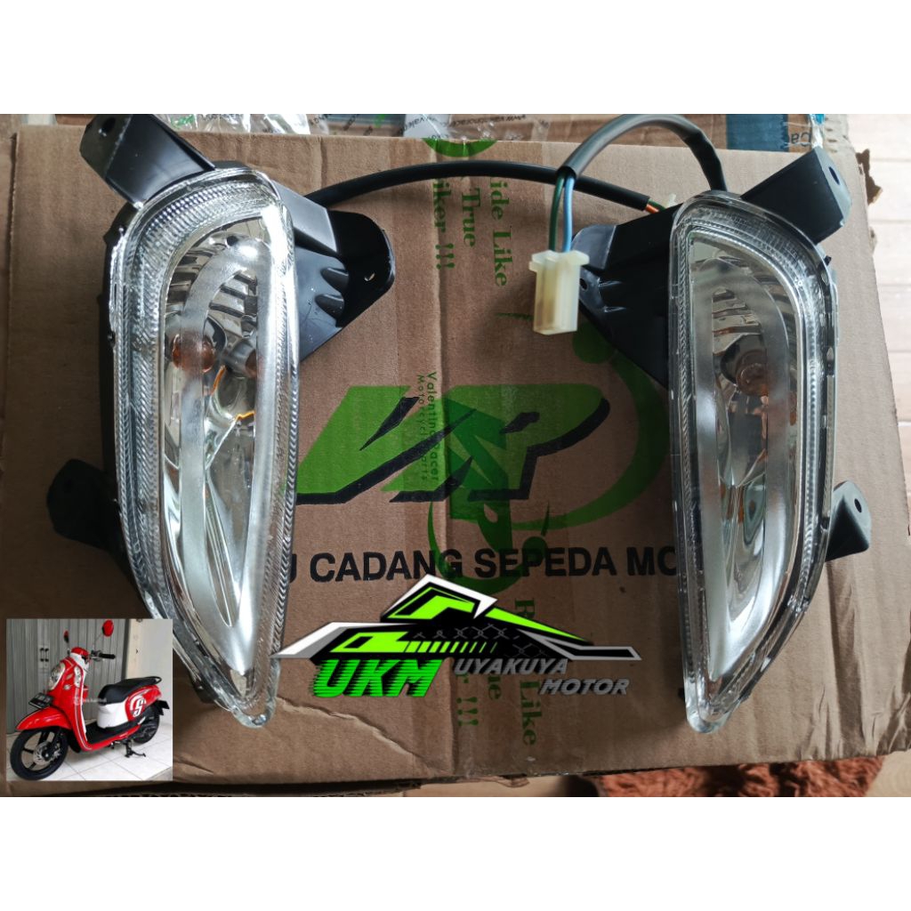 lampu sein sen belakang Scoopy fi 2013-2016