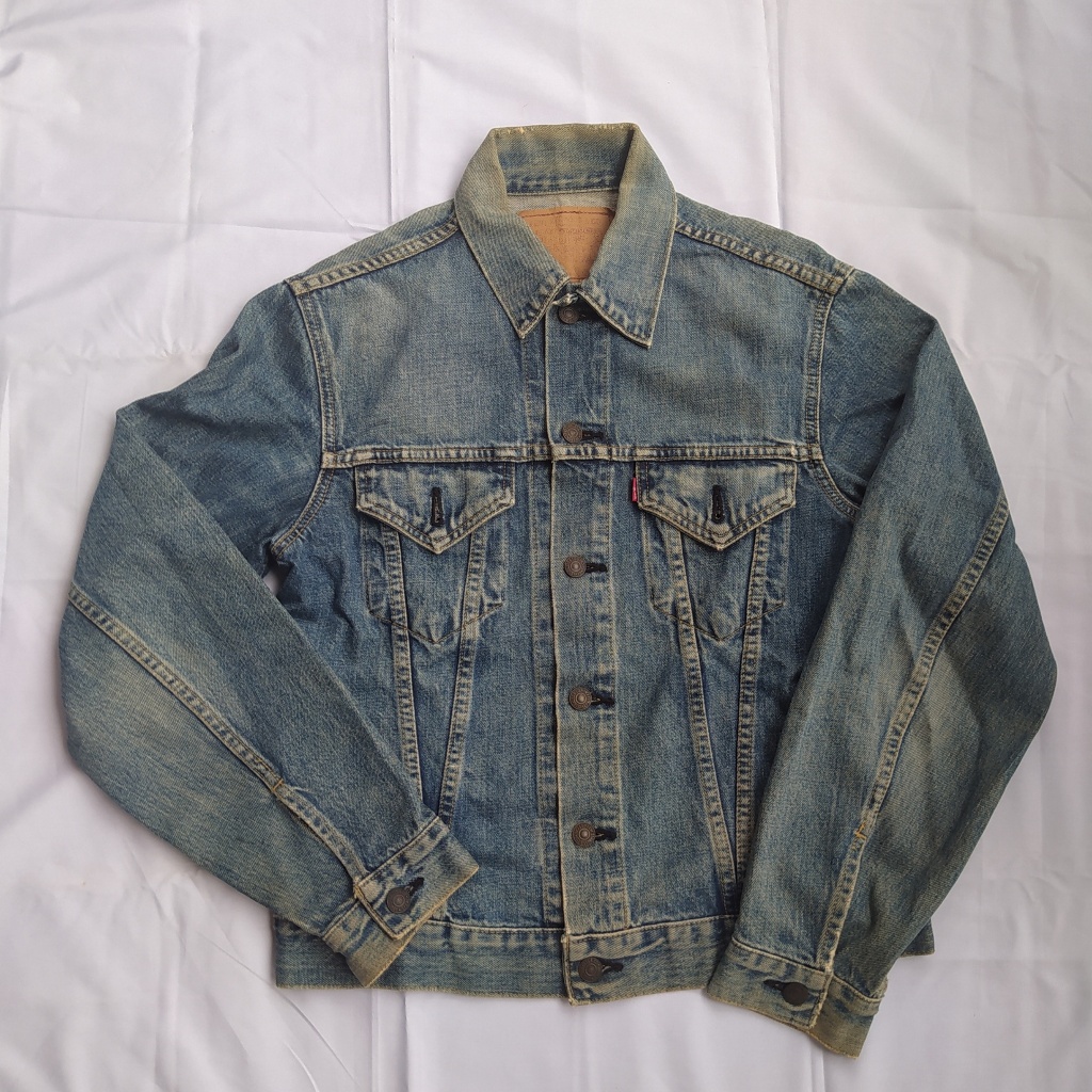 Jacket Levi's Big E 71557-02 Vintage Trucker Denim Size 40 Button J22