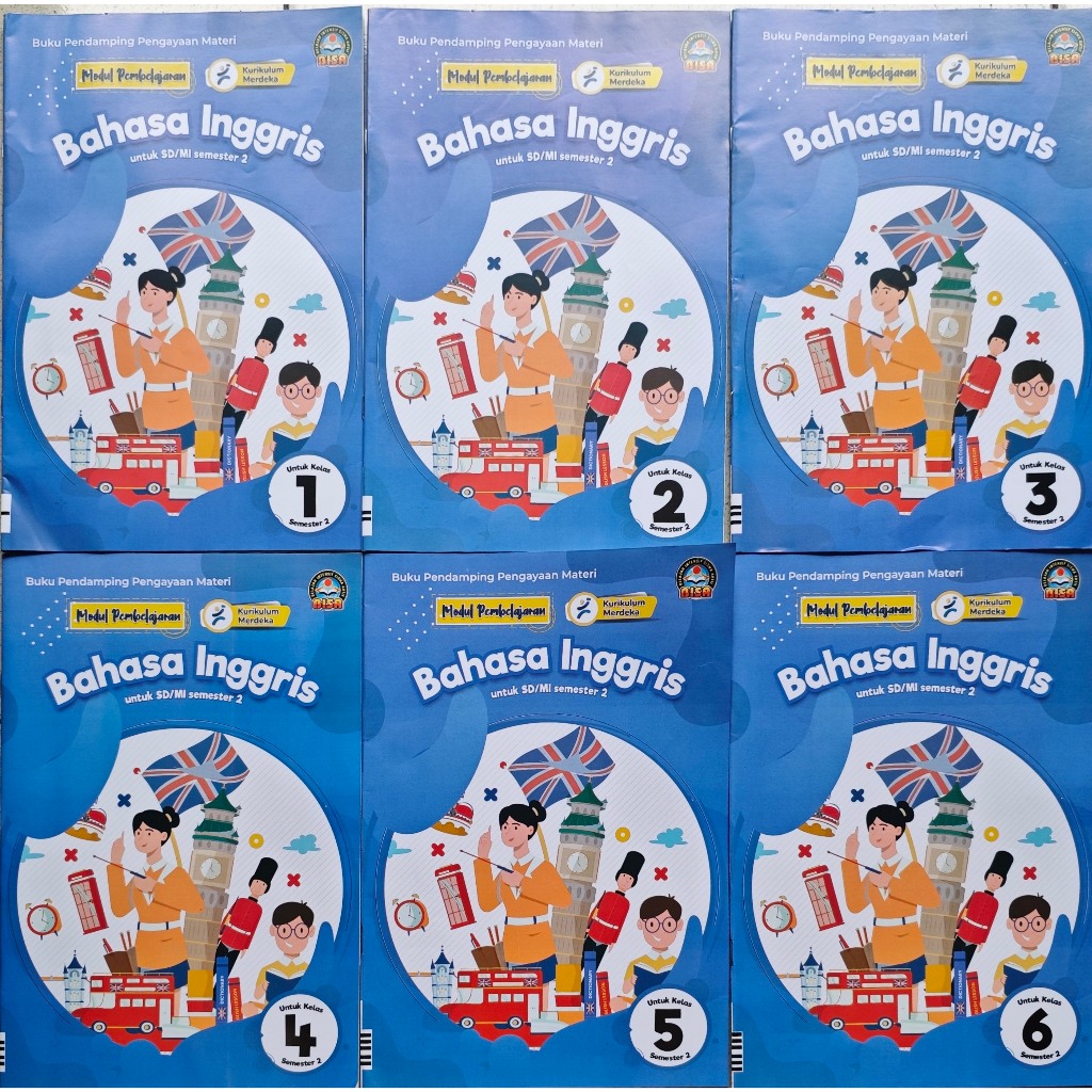 LKS BISA BAHASA INGGRIS KELAS 1 , 2 , 3 , 4 , 5 , 6 SD KURIKULUM MERDEKA SEMESTER  2