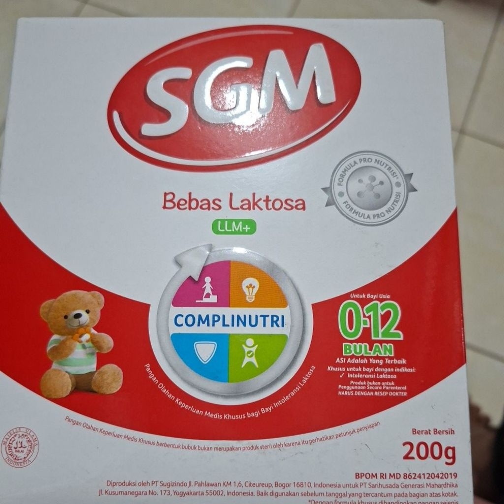 SGM BEBAS  LAKTOSA LLM +