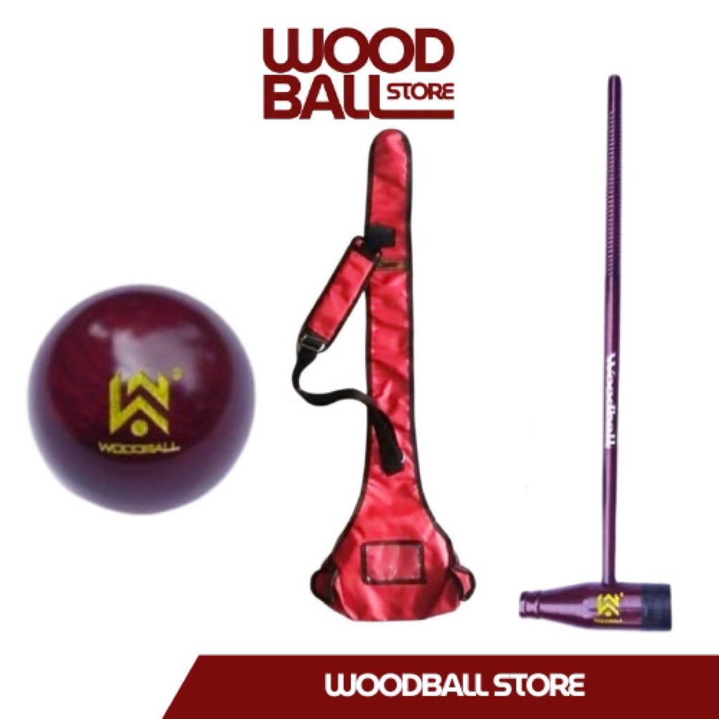 WOODBALL MERK W WOOD ( MALLET BOLA TAS )