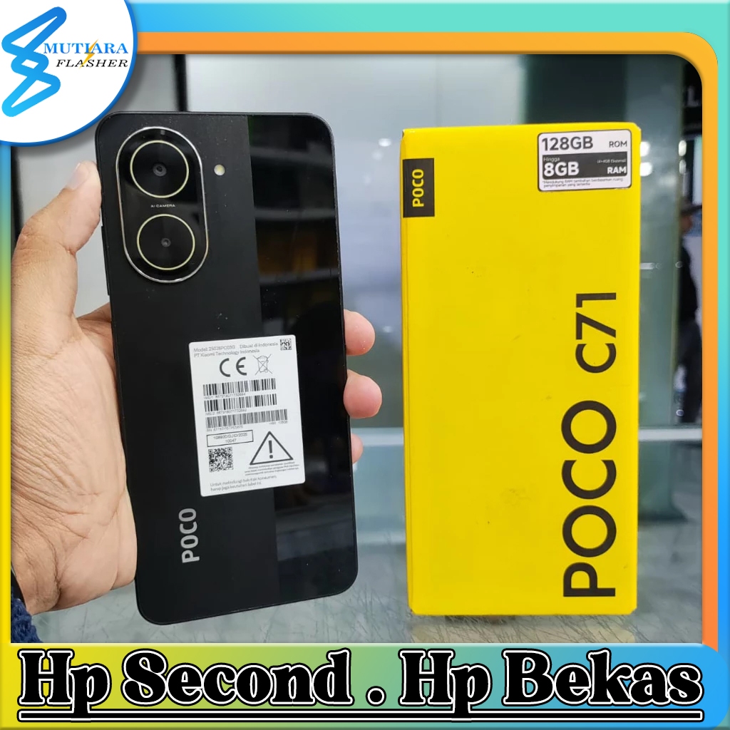 Xiaomi Poco C71 Ram 4 Rom 128GB Bekas Original Flasher Store