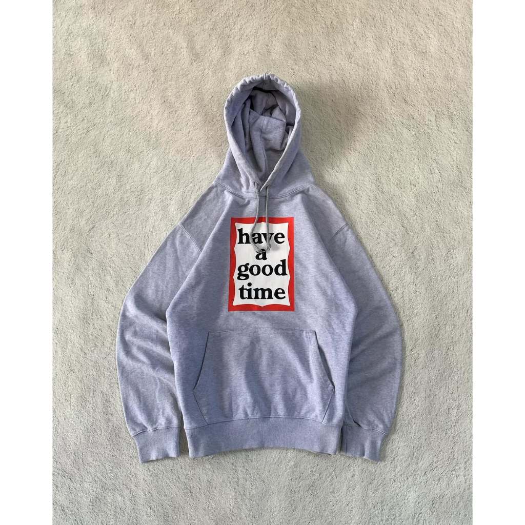Hoodie Have a Good Time Red Frame Abu Misty Premium Streetwear Pria Wanita Unisex Size M-2XL