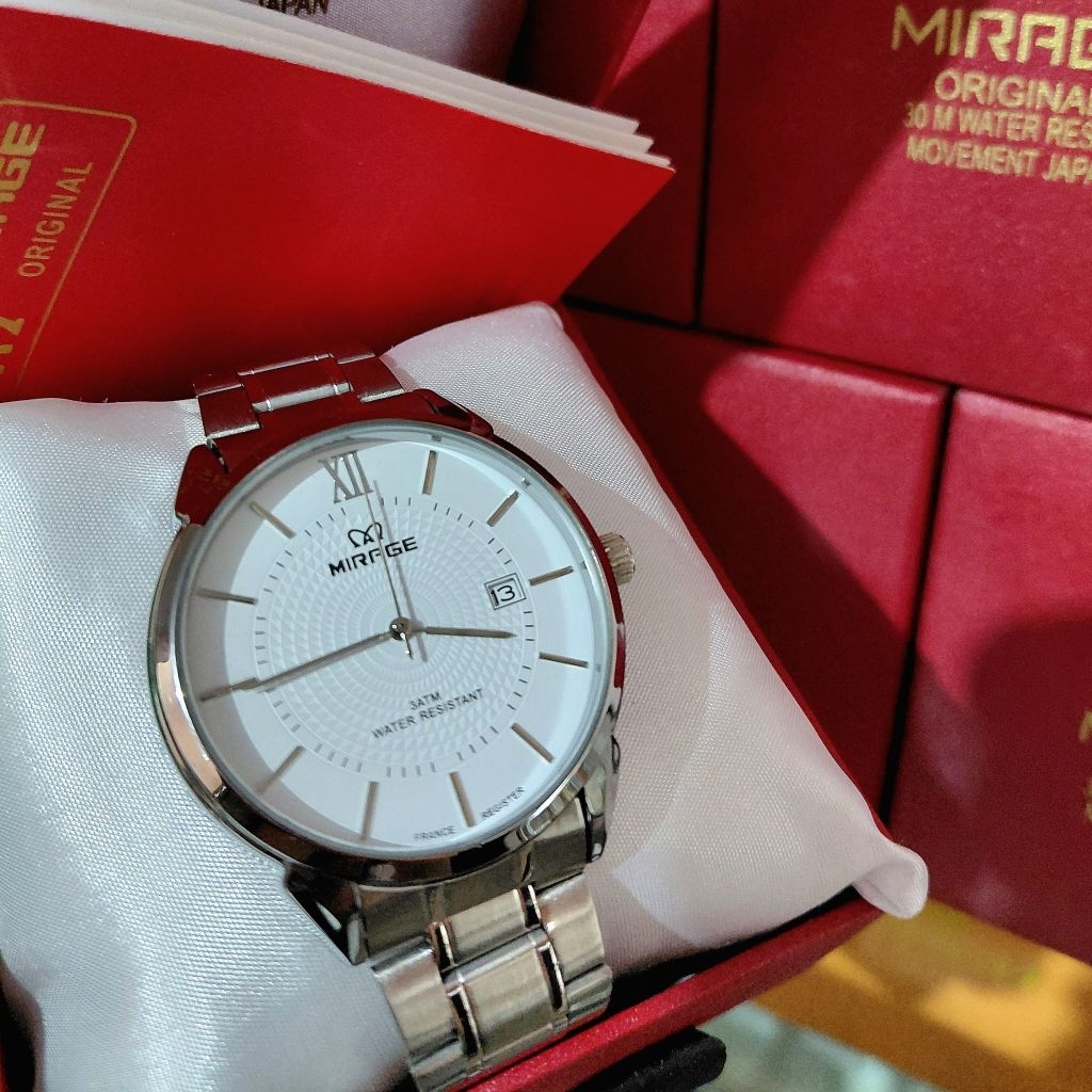 Bestore Watch Mirage Original Pria Full Silver