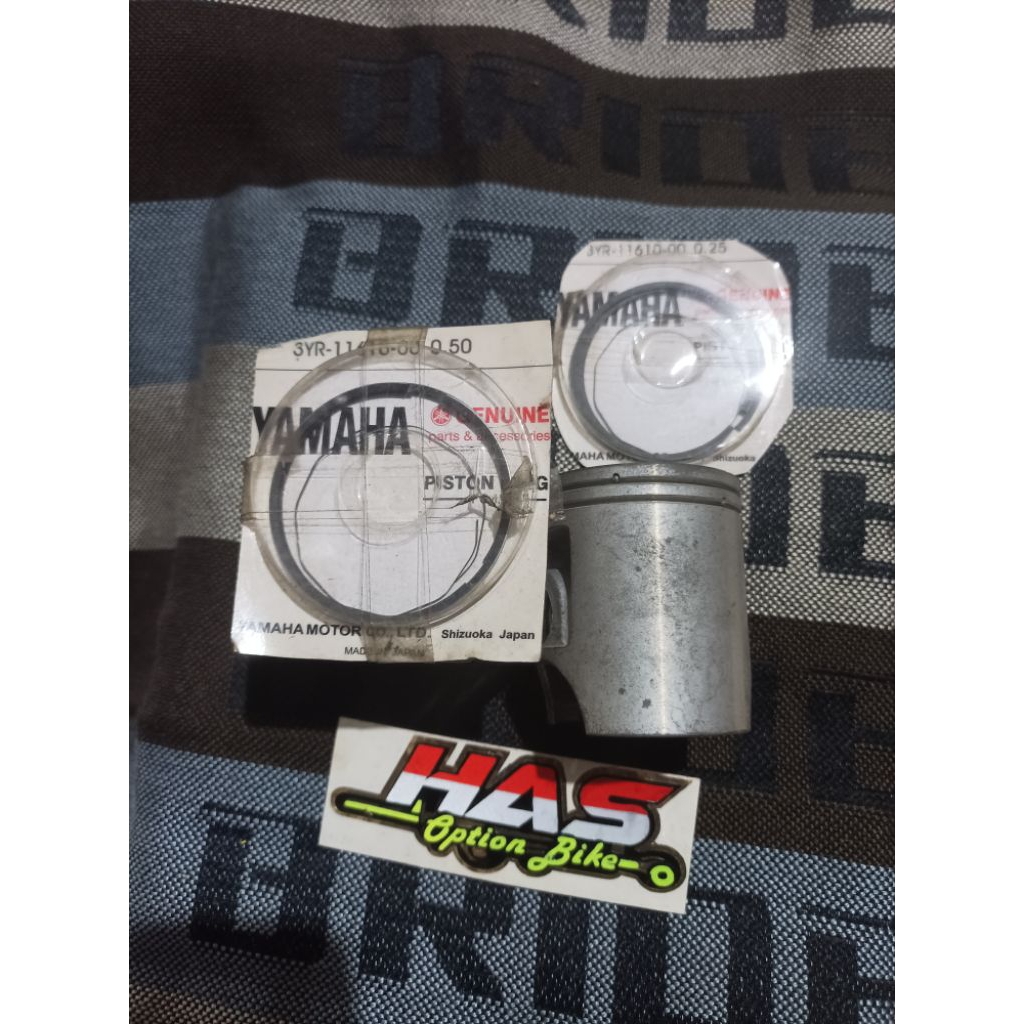 piston seher yamaha fiz fizR f1zr force OS. 0.25 dan 0.50 3YR original yamaha japan