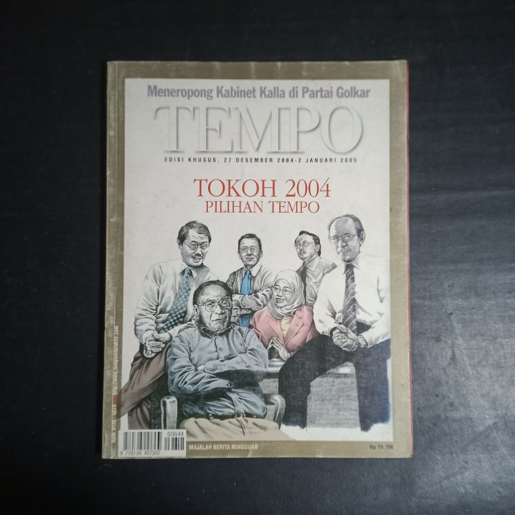 Majalah Tempo Edisi Khusus 27 Des 2004-2 Janu 2005: Tokoh 2004 Pilihan Tempo