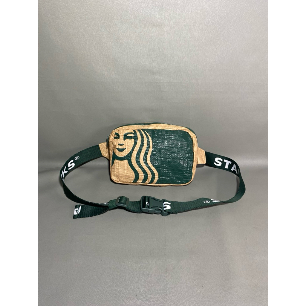 STARBUCKS WAISTBAG/ STARBUCKS HERSCHEL WAISTBAG/ TAS SELEMPANG STARBUCKS X HERSCHEL OFFICIAL MERCHAN