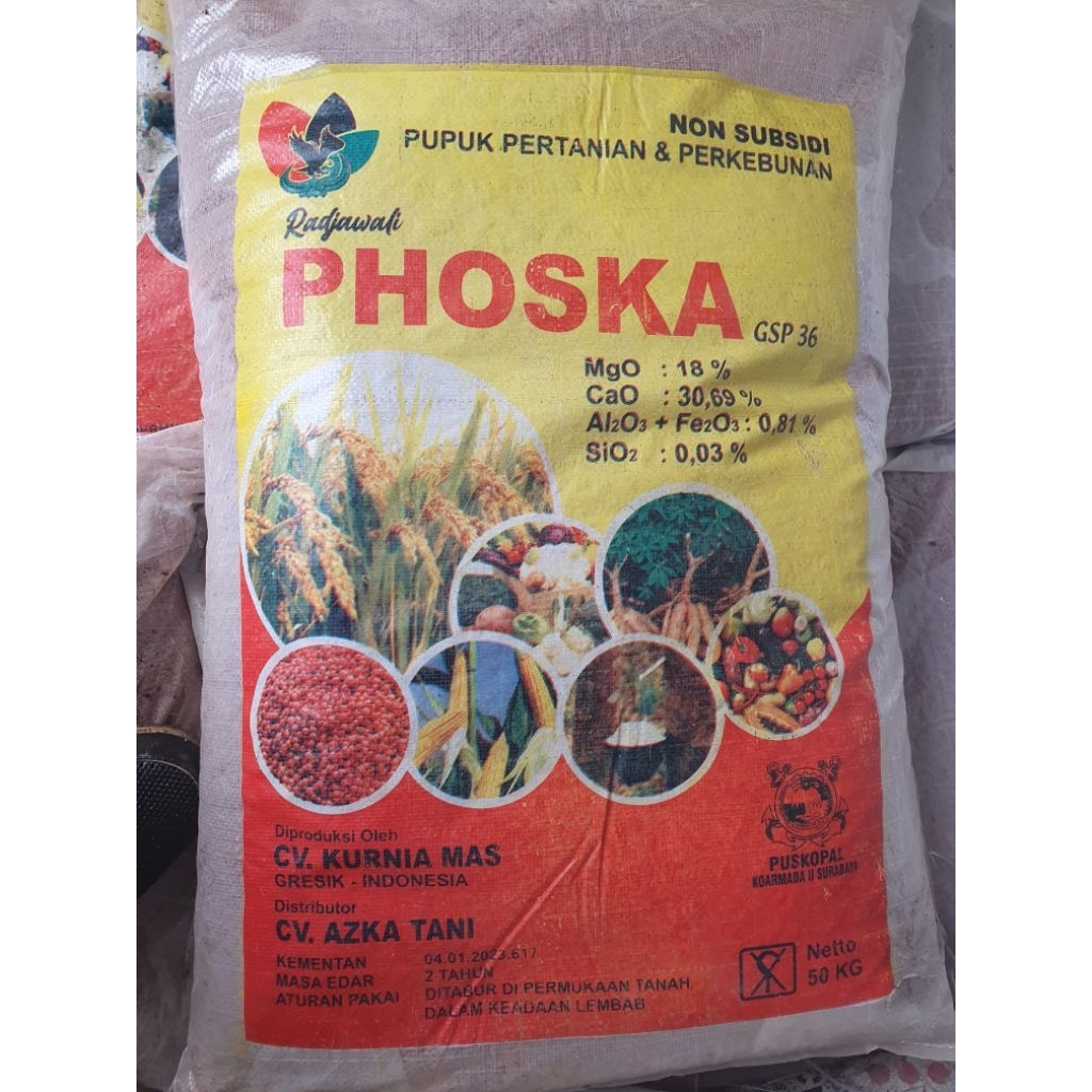 PHOSKA gsp36 pupuk pertanian 50kg