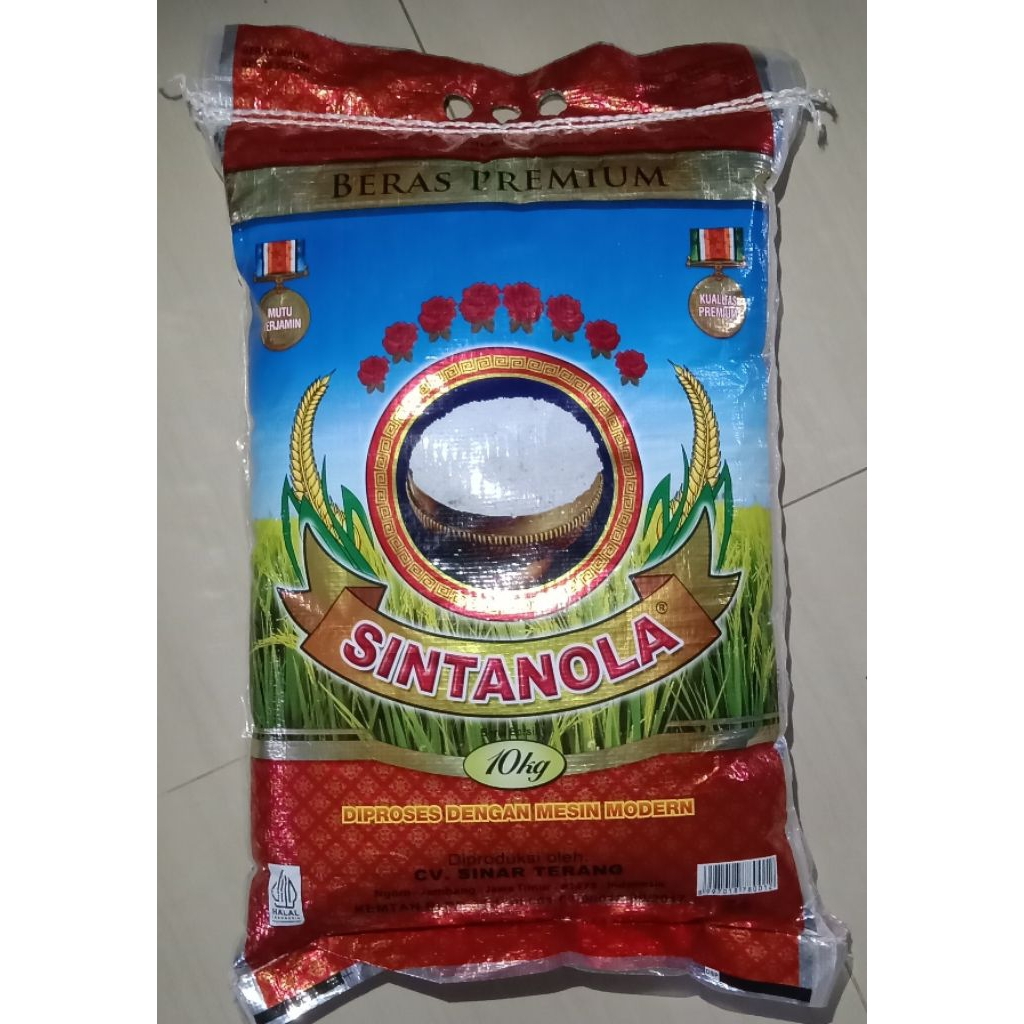 Beras premium 10kg SINTANOLA