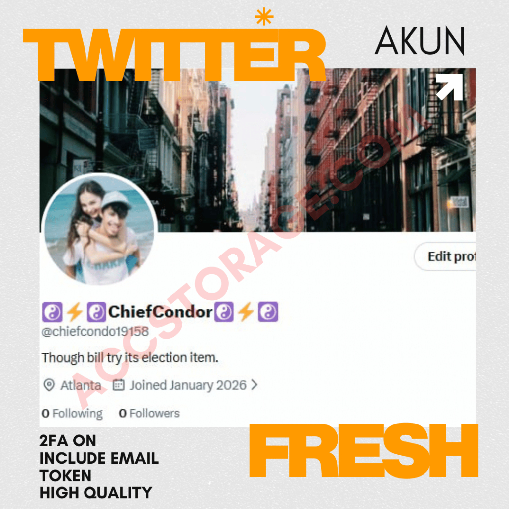 Akun Twitter Fresh (Kosongan ,Polosan ,2FA ,Include Email)