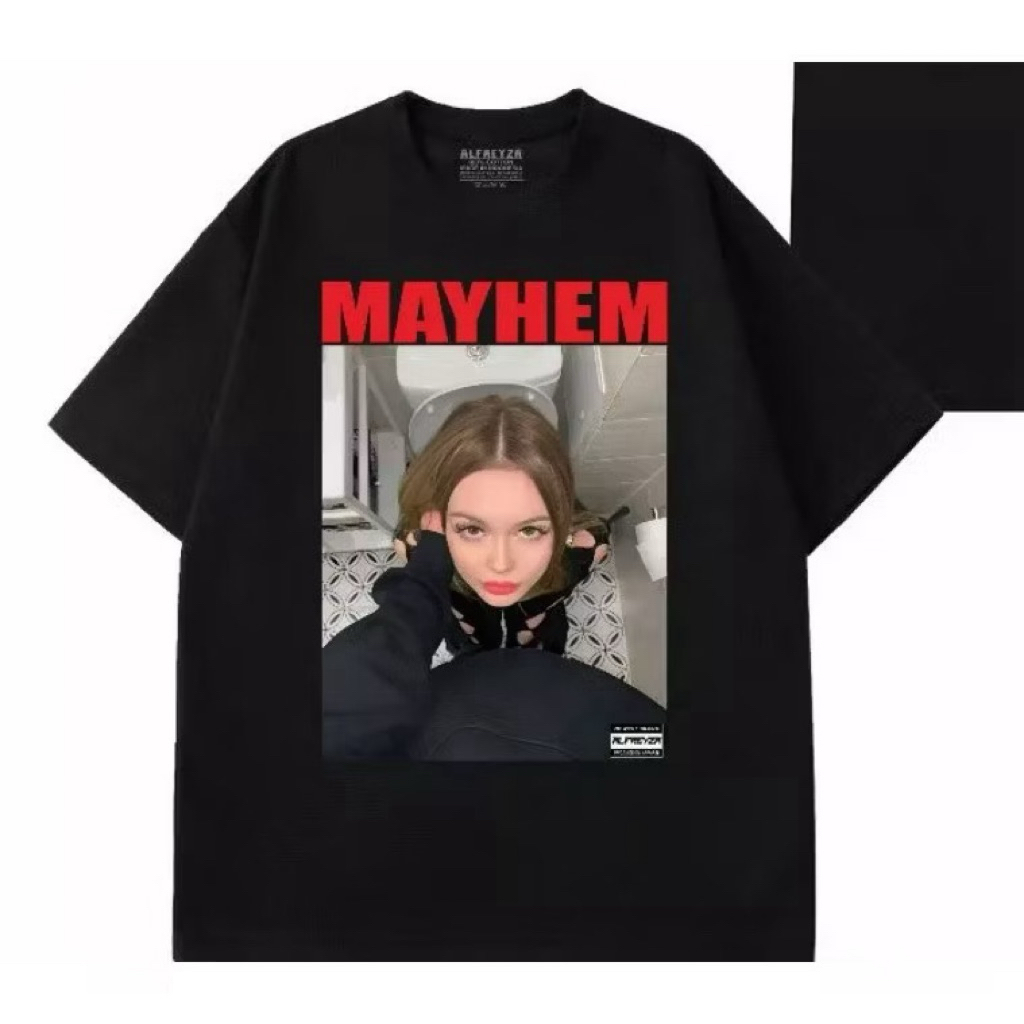 KAOS ATASAN DISTRO PRIA WANITA MAYHEM KEREN