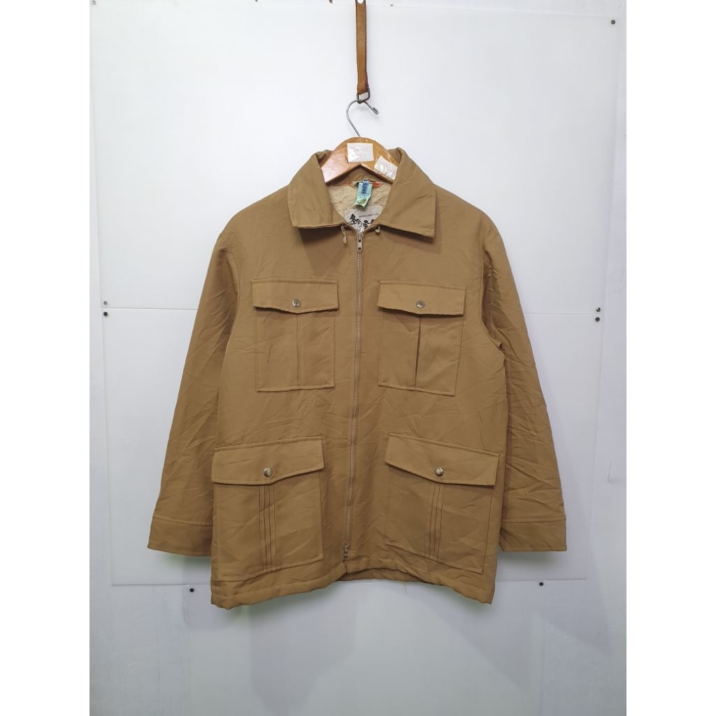 Xebec Japan Work Brown Jacket