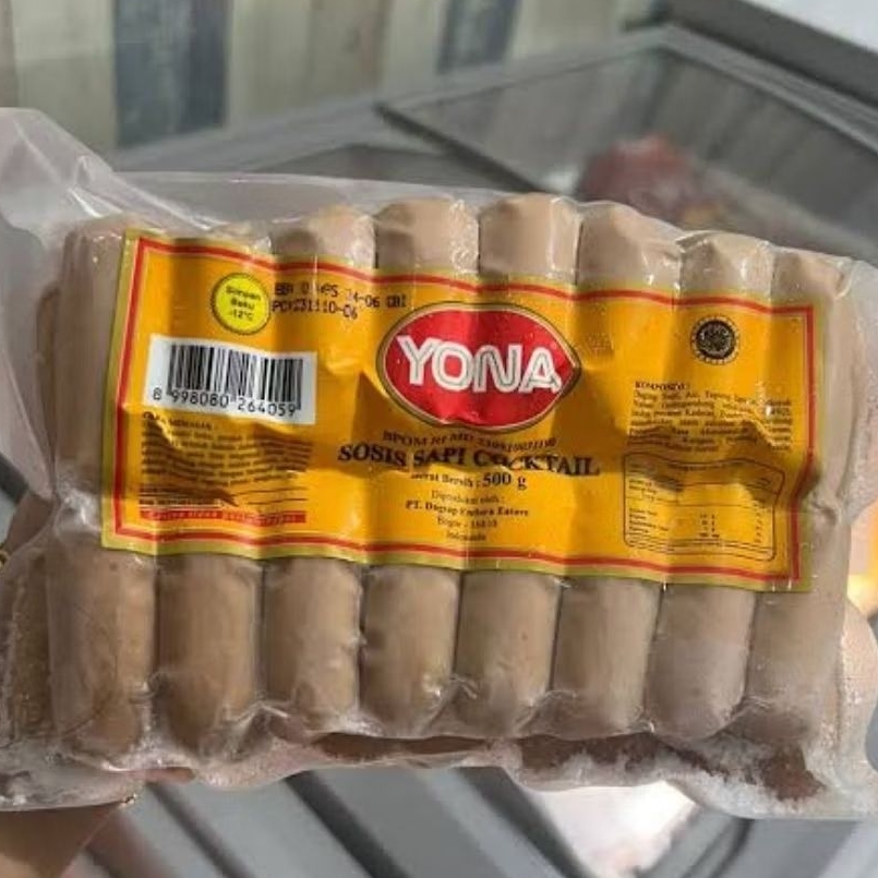 Yona Sosis Sapi Cocktail 500gr
