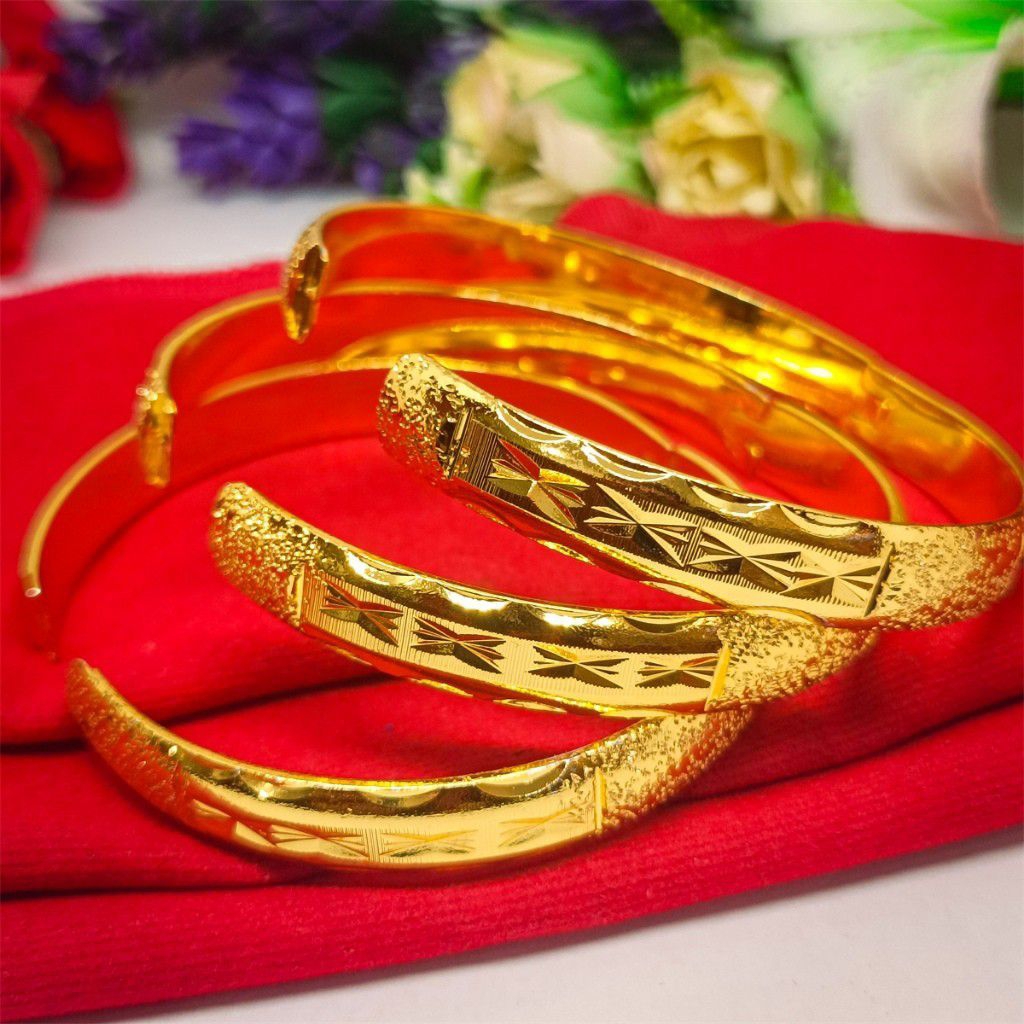 GELANG KERONCONG BANGKOK LAPIS EMAS 24K