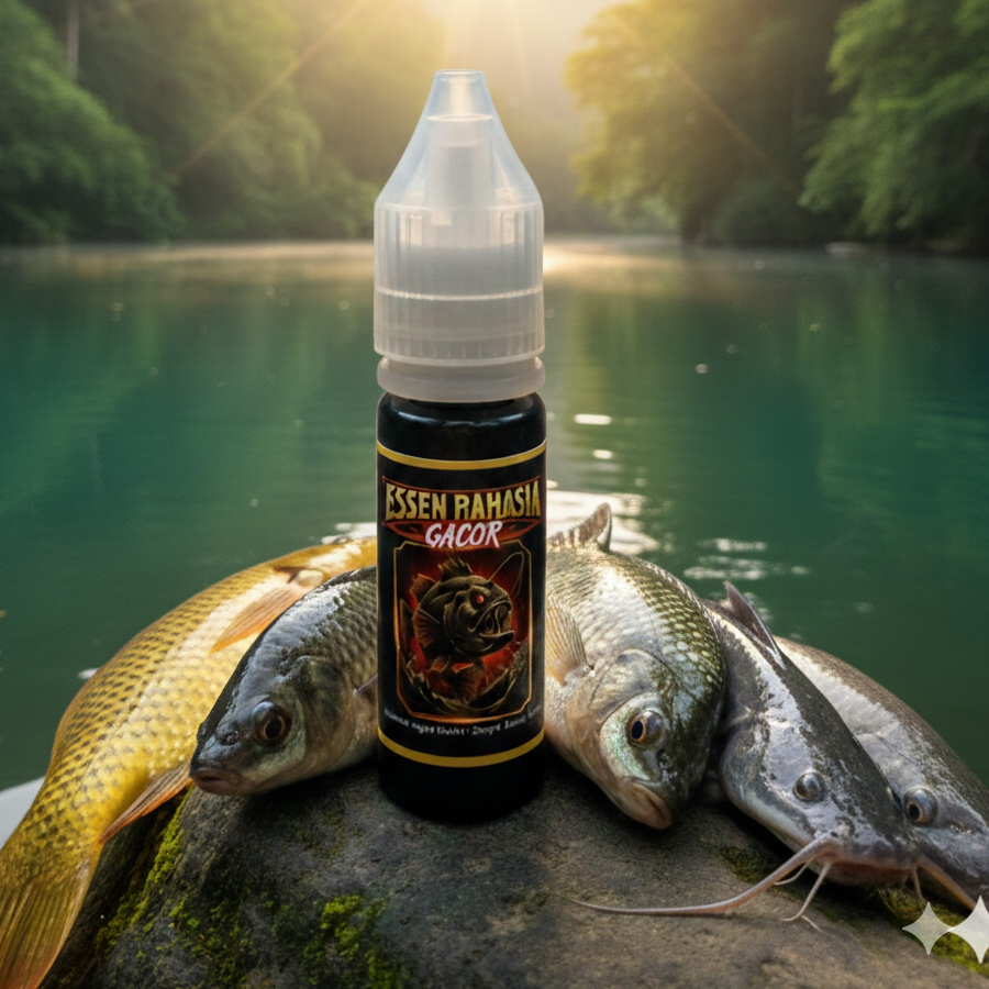 Essen Rahasia Gacor  - Essen Khusus Ikan Mas Nila Lele Patin Nilem Untuk Mancing Dikolam & Sungai