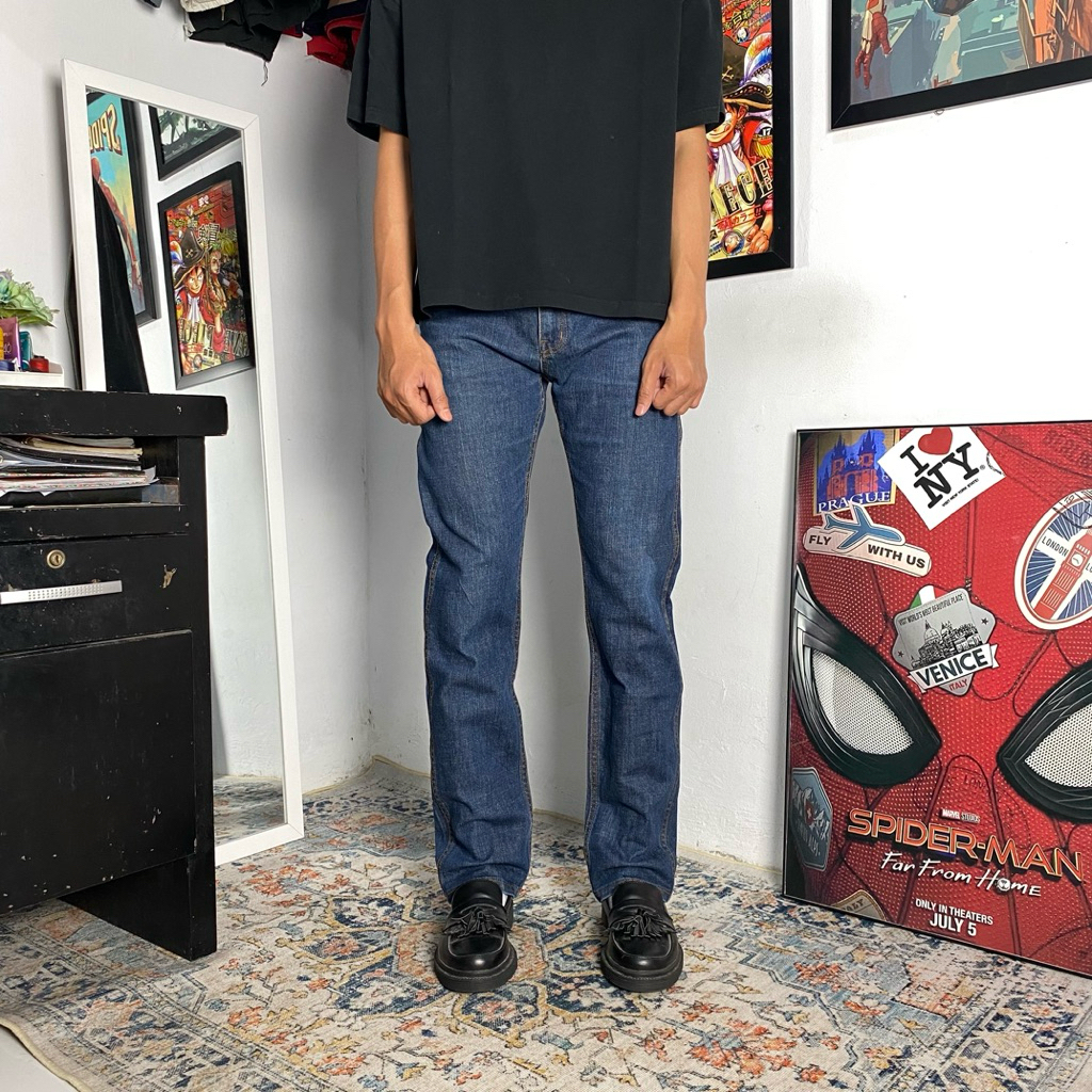 THESTORI DARK BLUE JEANS