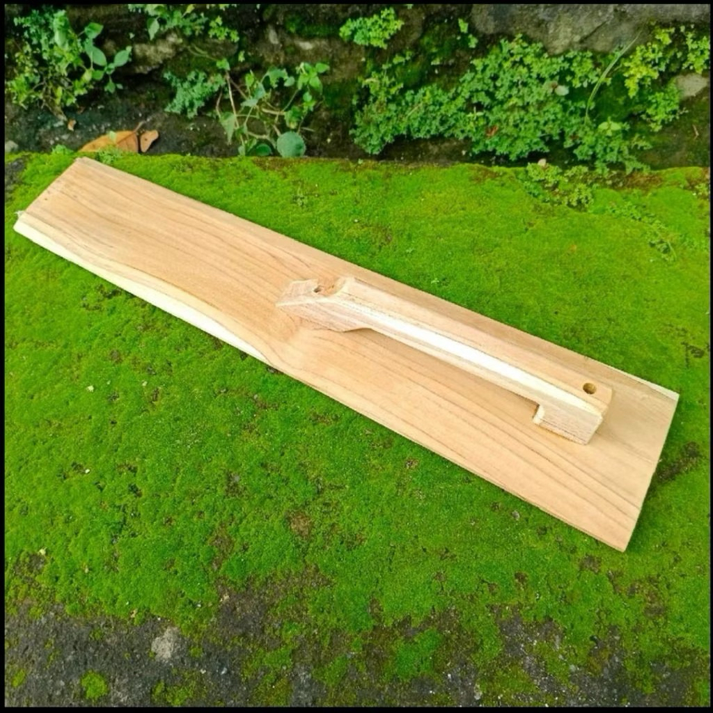 Raskam/trowel/kesutan kayu jati panjang 50cm