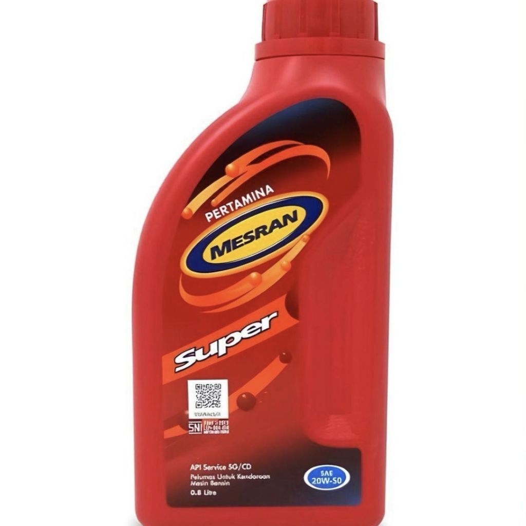 OLI MESRAN SUPER 0,8 Liter OLI PERTAMINA ORIGINAL