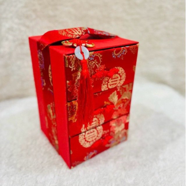 Hardbox Imlek / Laci Tenteng / Box Imlek / Hampers Imlek / Keranjang Imlek / Rotan / Packaging / Moo