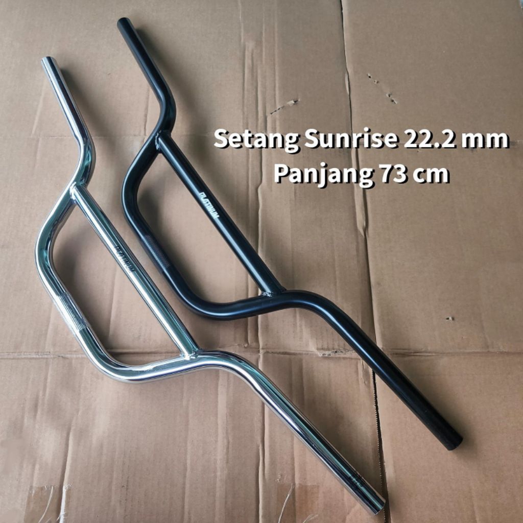 Stang Sunrise BMX Panjang 73 cm  Platinum Sun Rise Bar
