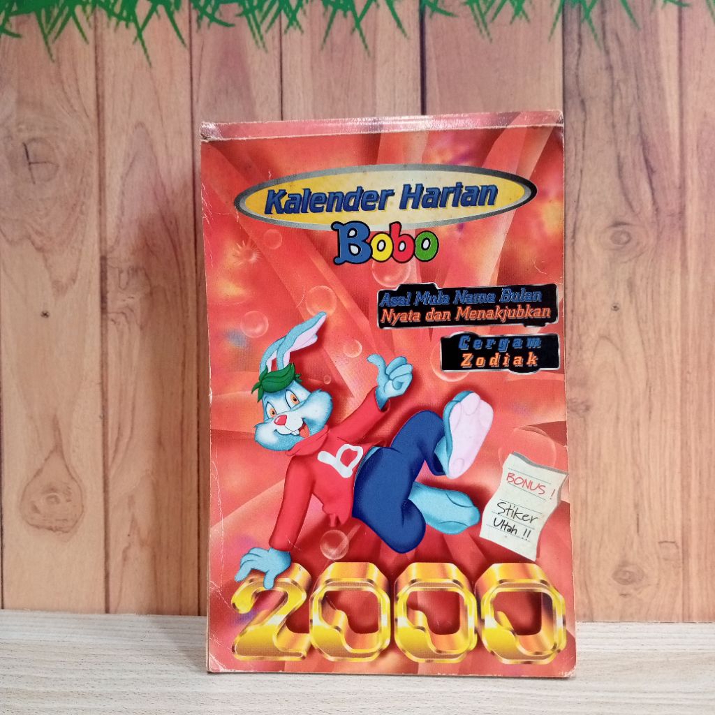 Kalender harian bobo tahun 2000 komik kalender koleksi