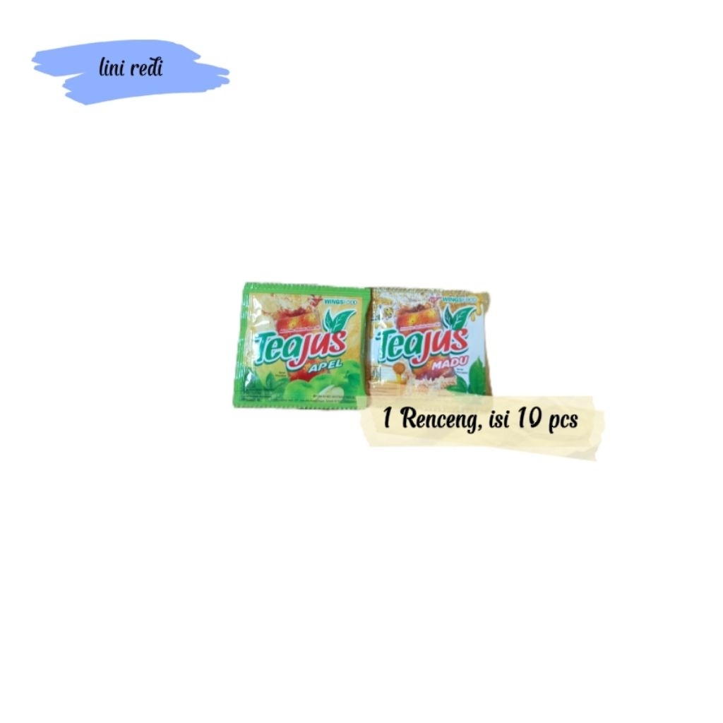 MINUMAN SERBU TEAJUS / APEL / MADU / GULA BATU