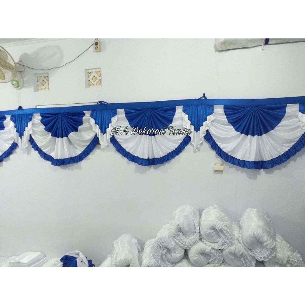 Rumbai Tenda / Poni Tenda / Renda Tenda / Hiasan Dekorasi Tenda Model Kipas