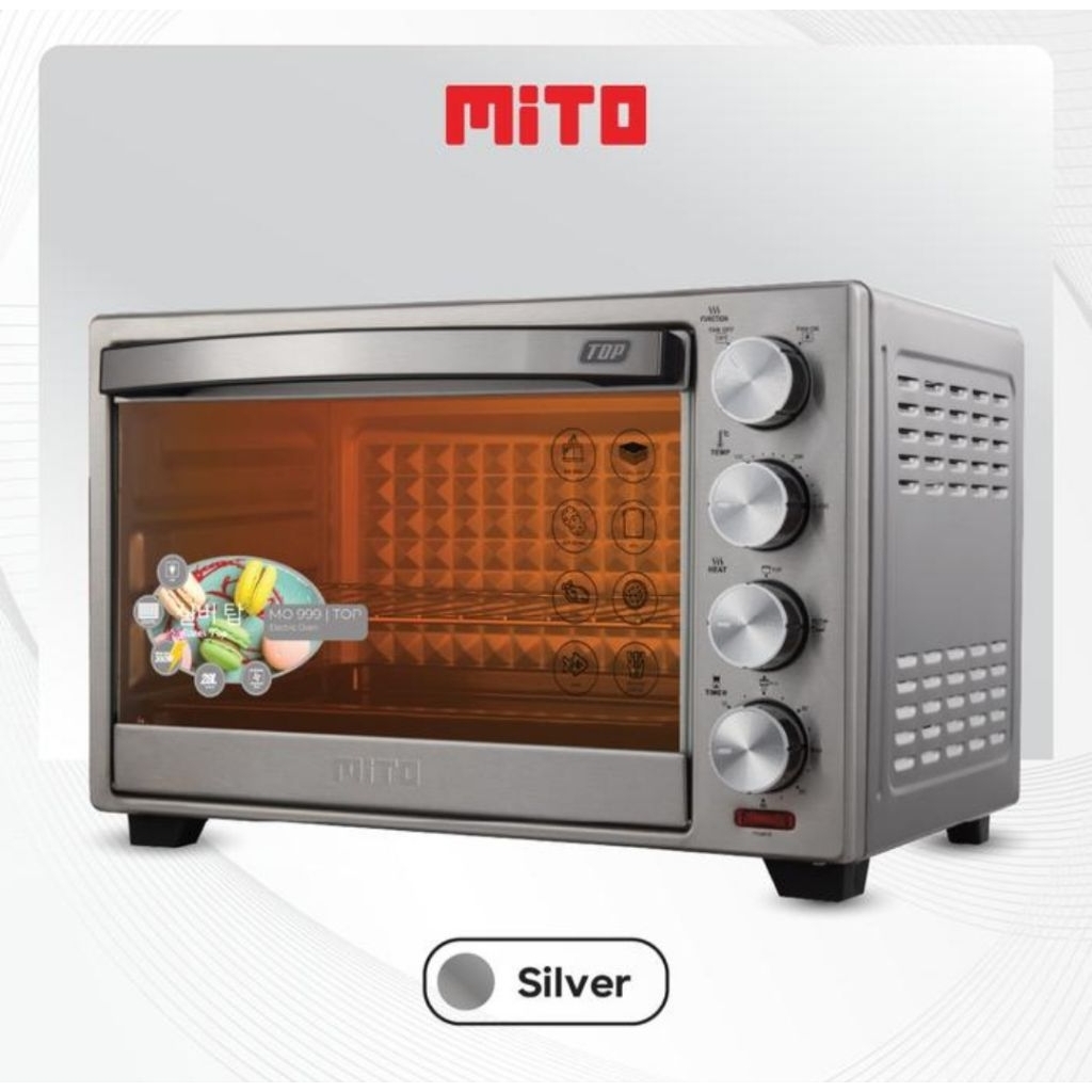 MITO OVEN ELEKTRIK MO999 28L/OVEN TOP MITO FREE BUBBLEWRAP