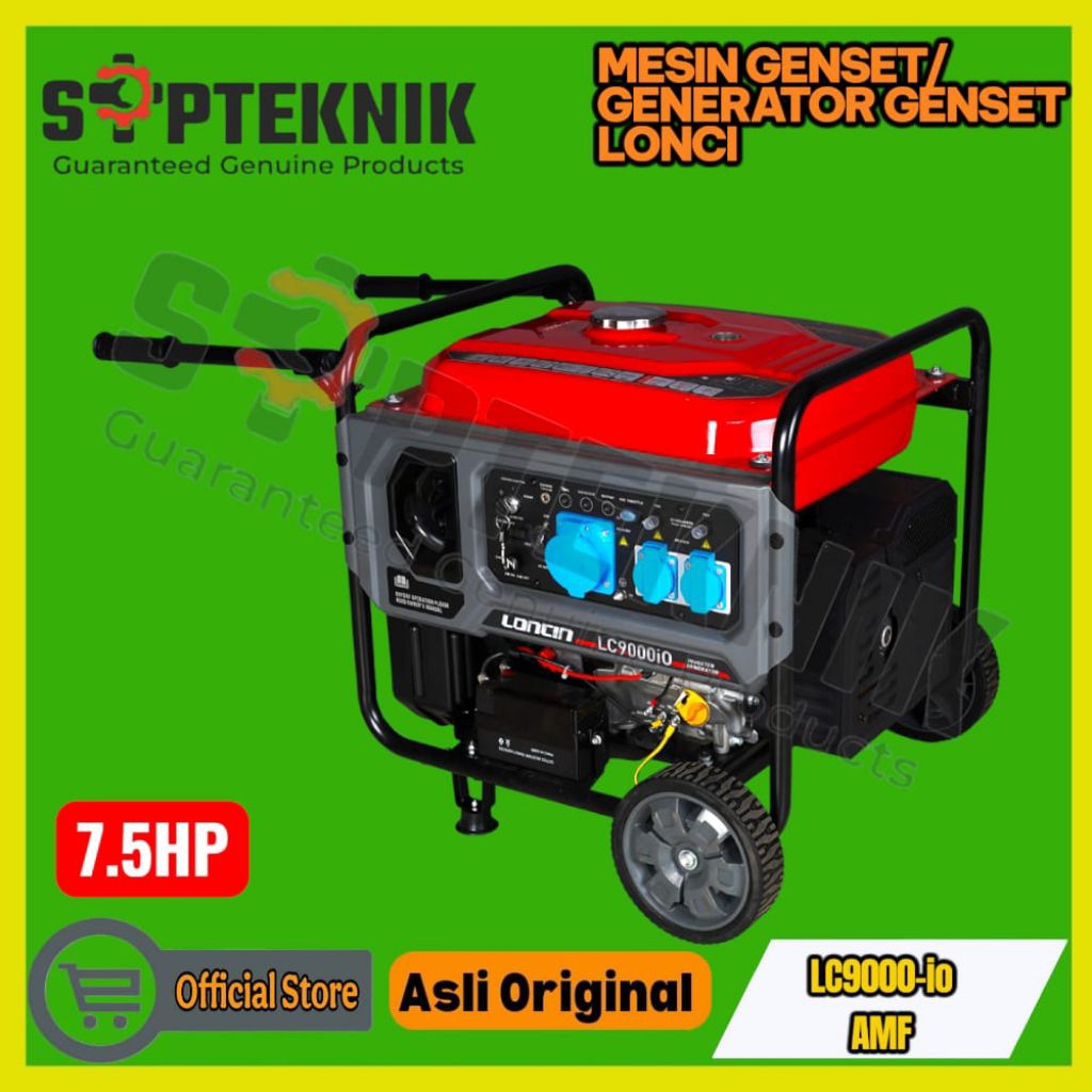GENERATOR GENSET (LC9000-IO AMF) 7.5hp LONCIN