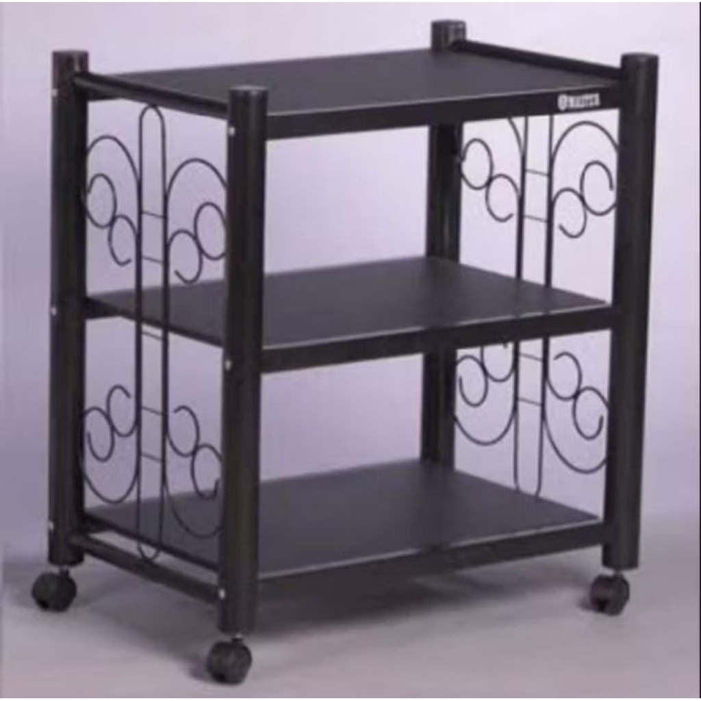 Rak TV master besi TRV besar hitam