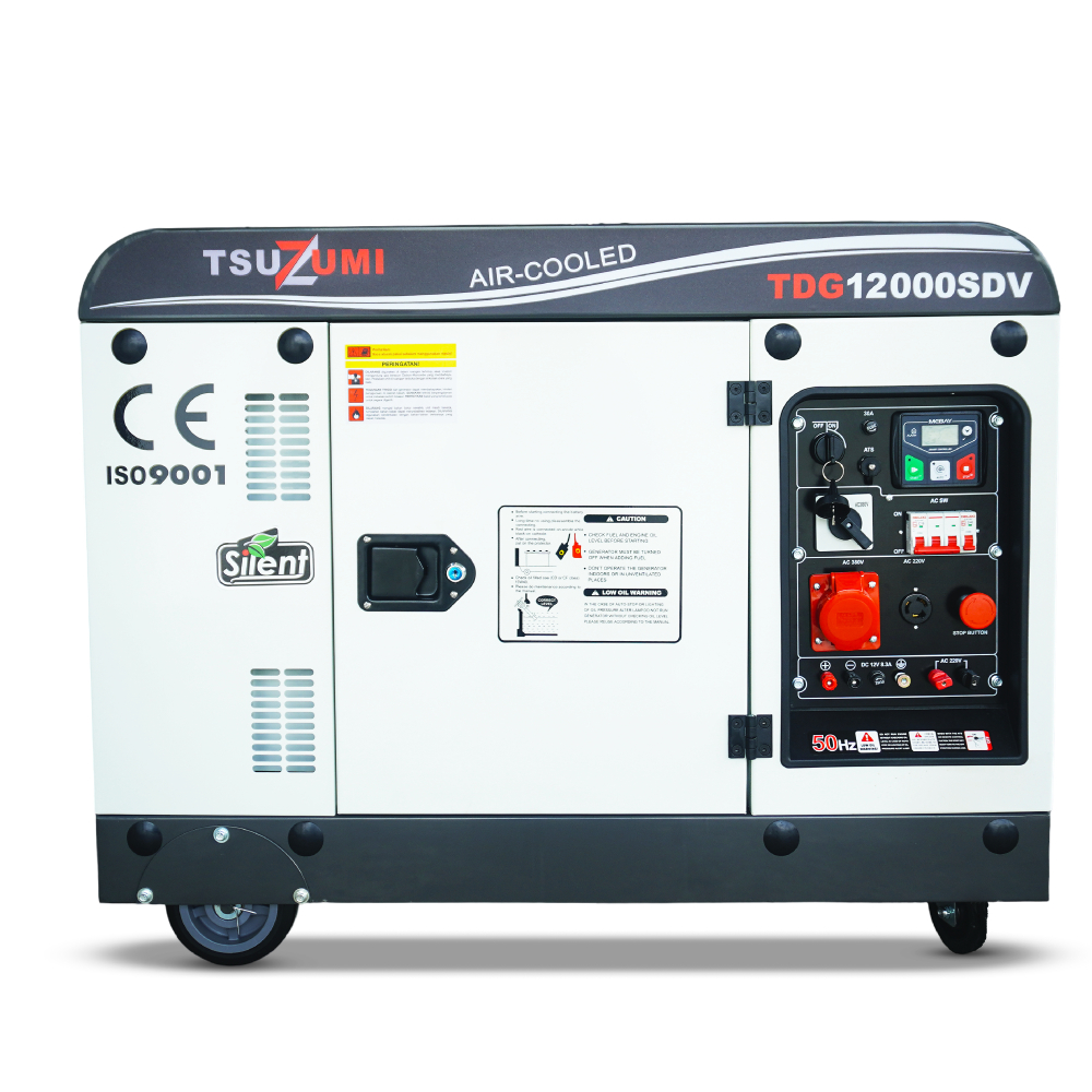 TSUZUMI Genset Silent 12.5 KVA 3 Phase 10000 Watt Japan Teknologi