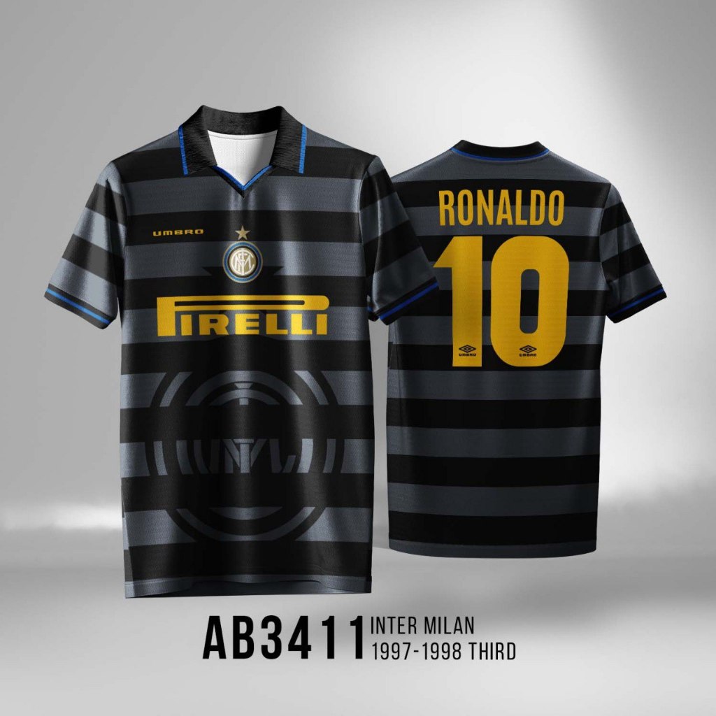 Jersey Inter Milan Legend 1997-1998 Third Unisex Fullprint Dryfit AB3411