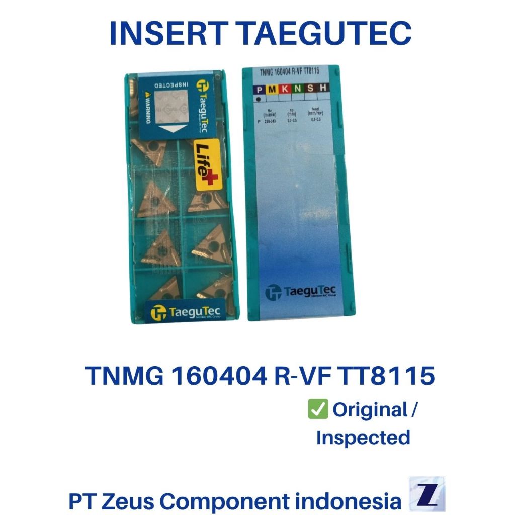Insert Taegutec TNMG 160404 R-VF TT8115 Per Box