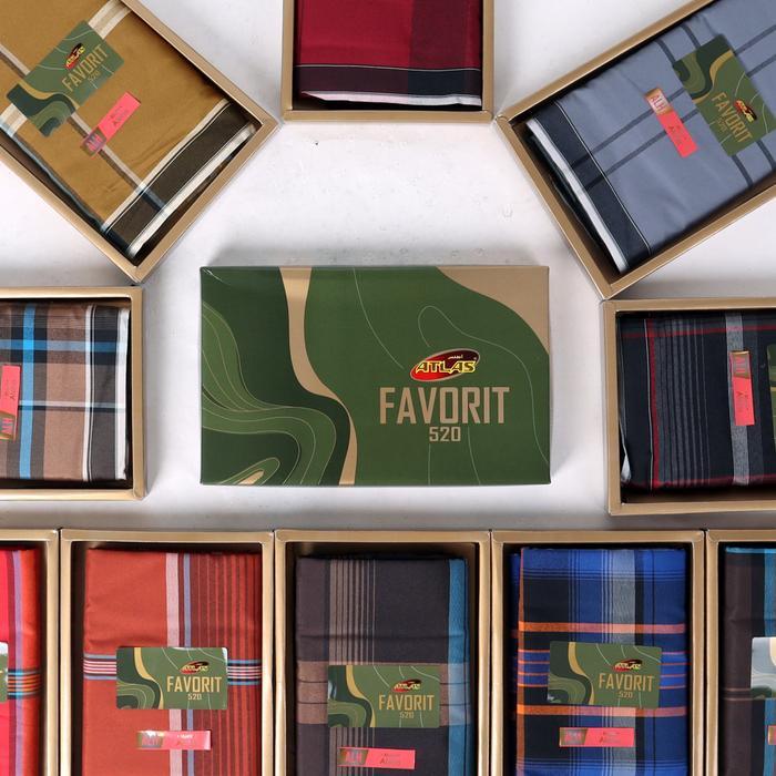 Sarung ATLAS Favorit – Paket Grosir 10 Pcs