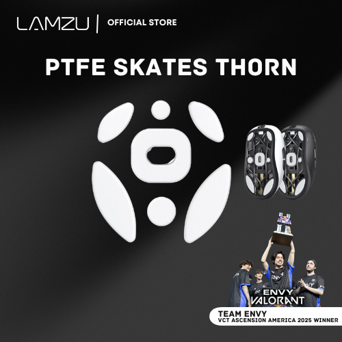 Lamzu Thorn PTFE Skates For Gaming Mouse