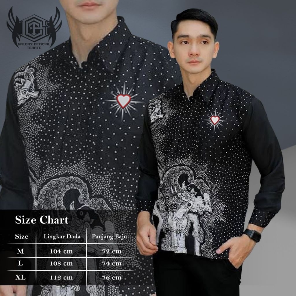 KEMEJA BATIK LENGAN PANJANG-KEMEJA SH TERATE NEW