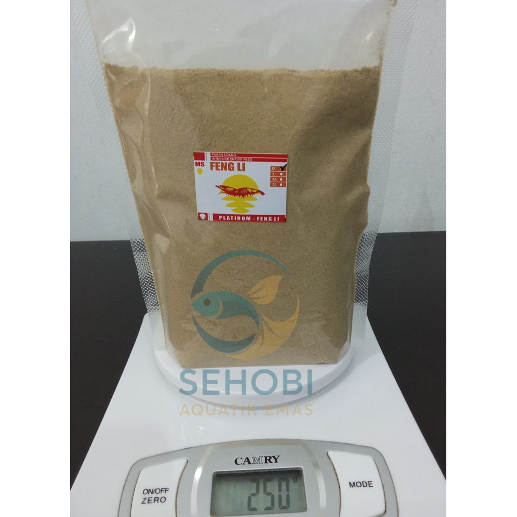 TERLARIS - ORIGINAL  250gr Pakan Pelet Burayak Anakan 0 Minggu Halus Lembut Fengli/untuk remaja dan 