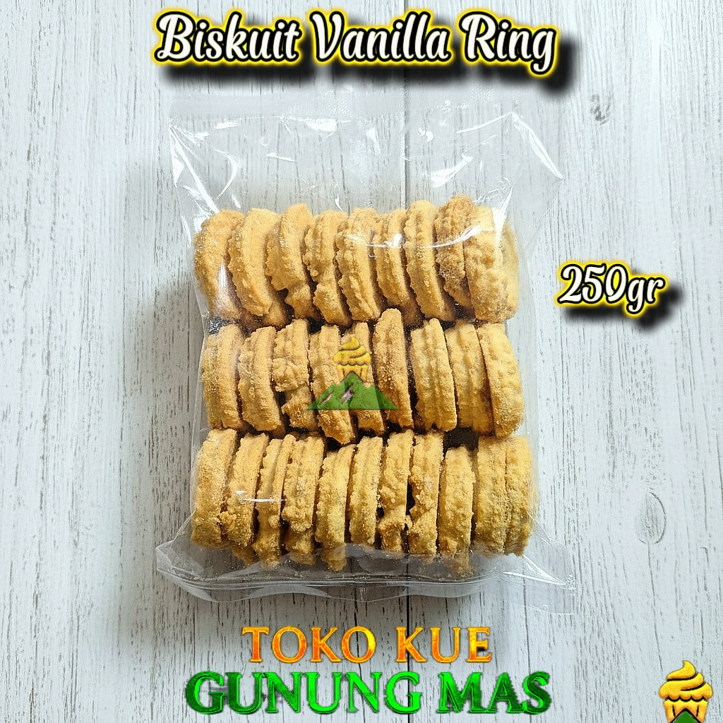 VANILA RING BISKUIT MONDE 250 GR / BISKUIT / VANILLA RING / BISKUIT MONDE / BISKUIT KILOAN