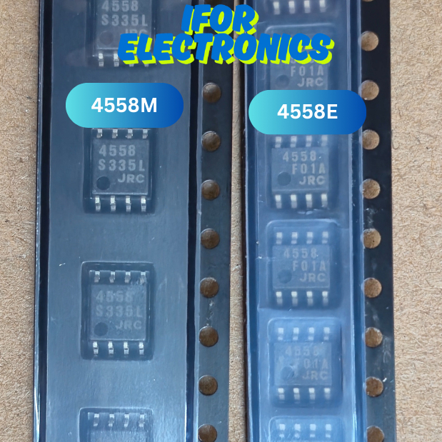 IC OP AMP JRC4558 SMD ORIGINAL JEPANG JRC 4558M 4558E SOUND CARD