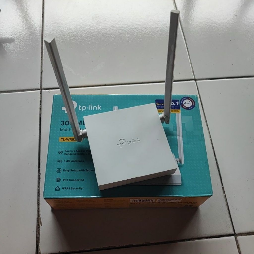 TP-LINK TL-WR820N FULLSET BEKAS/ SECOUND