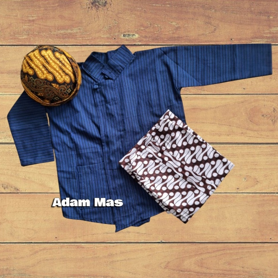 Baju Surjan Anak Surjan Lurik Anak Baju Adat Jawa Anak Surjan Anak Laki Laki Baju Lurik Solo Jogja