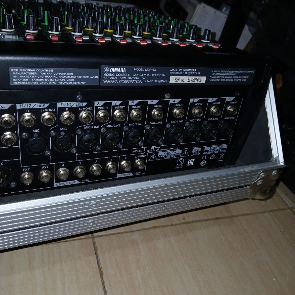 Yamaha MGP 16X Original No kw kw Mixer Yamaha Analog MGP 16x USB Dobel Efek