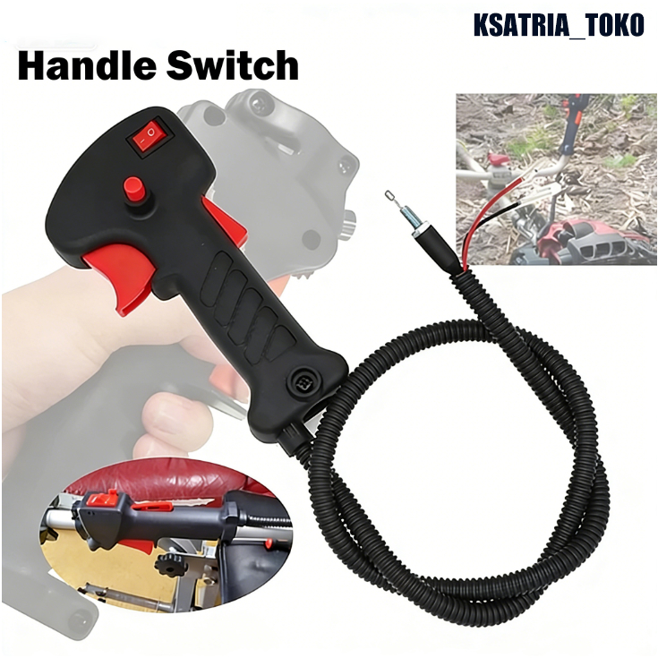 Throttle Lever Stang Handel Gas GX 31 35 Assy Komplit Kabel Gagang Mesin Potong Rumput 4 tak 431 435
