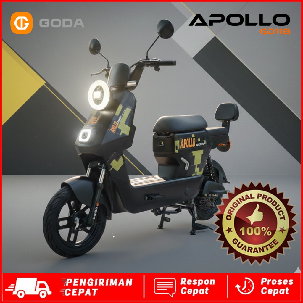 Goda Apollo  Sepeda Listrik GD118 Apolo 40km/jam Dewasa Anak