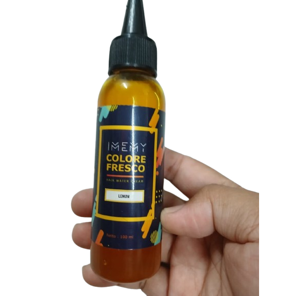 Cat Rambut Colore Fresco Hair Color Cream Pewarna Lemon