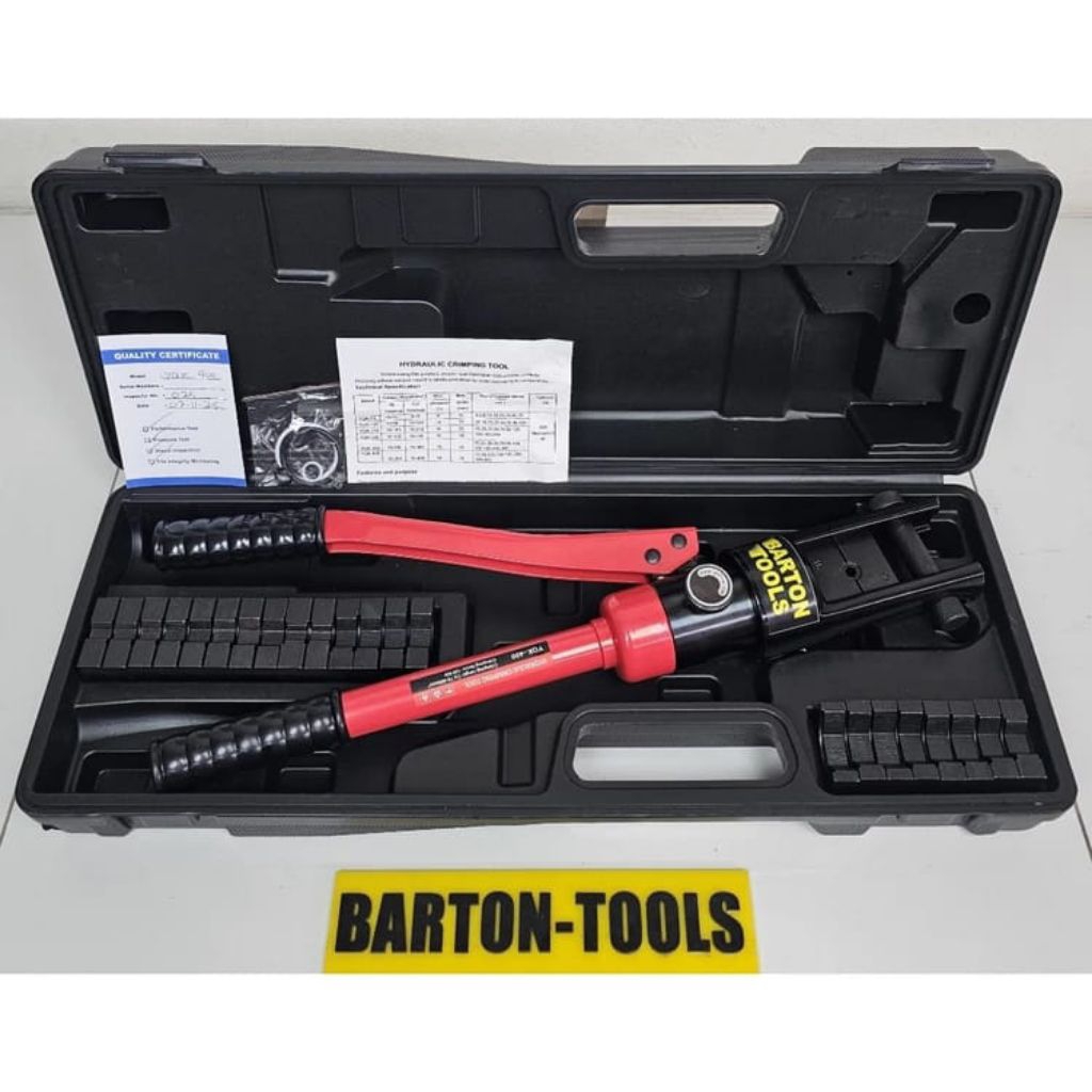 16-400mm Hand Hydraulic Crimping Tool YQK-400 BARTON Alat Tang Press Skun Cable Lug Tembaga Aluminiu